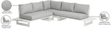 Maldives Outdoor Patio Modular Armless Chair - Stylish, Durable, and Customizable for Your Deck