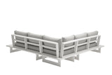 Maldives Outdoor Patio Modular Armless Chair - Stylish, Durable, and Customizable for Your Deck