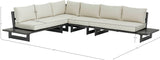 Maldives Outdoor Patio Modular Sectional - Customizable Contemporary Design for Ultimate Comfort