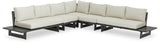 Maldives Outdoor Patio Modular Sectional - Customizable Contemporary Seating for Stylish Spaces