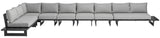 Maldives Outdoor Patio Modular Sectional - Customizable Contemporary Comfort for Your Deck or Porch