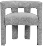Athena - Boucle Fabric Dining Chair