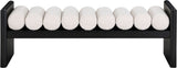 Waverly - Bench With Black Frame