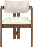 Ravina - Upholstered Dining Chair With Stained Brown Base (Set of 2)