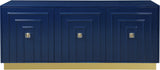Cosmopolitan Acrylic Contemporary Sideboard Buffet with Gold Accents for Stylish Dining Spaces