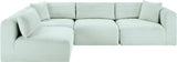 Shaggy - 4 Piece Modular Sectional