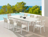 Maldives Outdoor Patio Dining Table - Contemporary Extendable Design for Stylish Al Fresco Dining