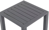 Maldives Outdoor Patio End Table – Stylish Aluminum Design for Your Chic Outdoor Spaces and Relaxation