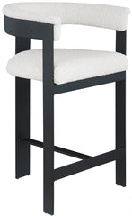 Romeo Boucle Fabric Bar / Counter Stools