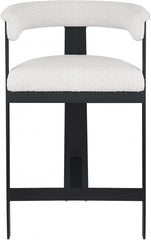 Romeo Boucle Fabric Bar / Counter Stools