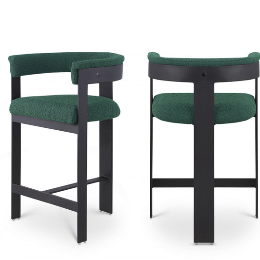 Romeo Boucle Fabric Bar / Counter Stools