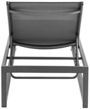 Maldives Outdoor Adjustable Chaise Lounge Chair - Stylish White Aluminum Frame for Ultimate Relaxation