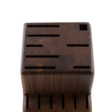 KRAMER by ZWILLING 14-slot Walnut Knife Block