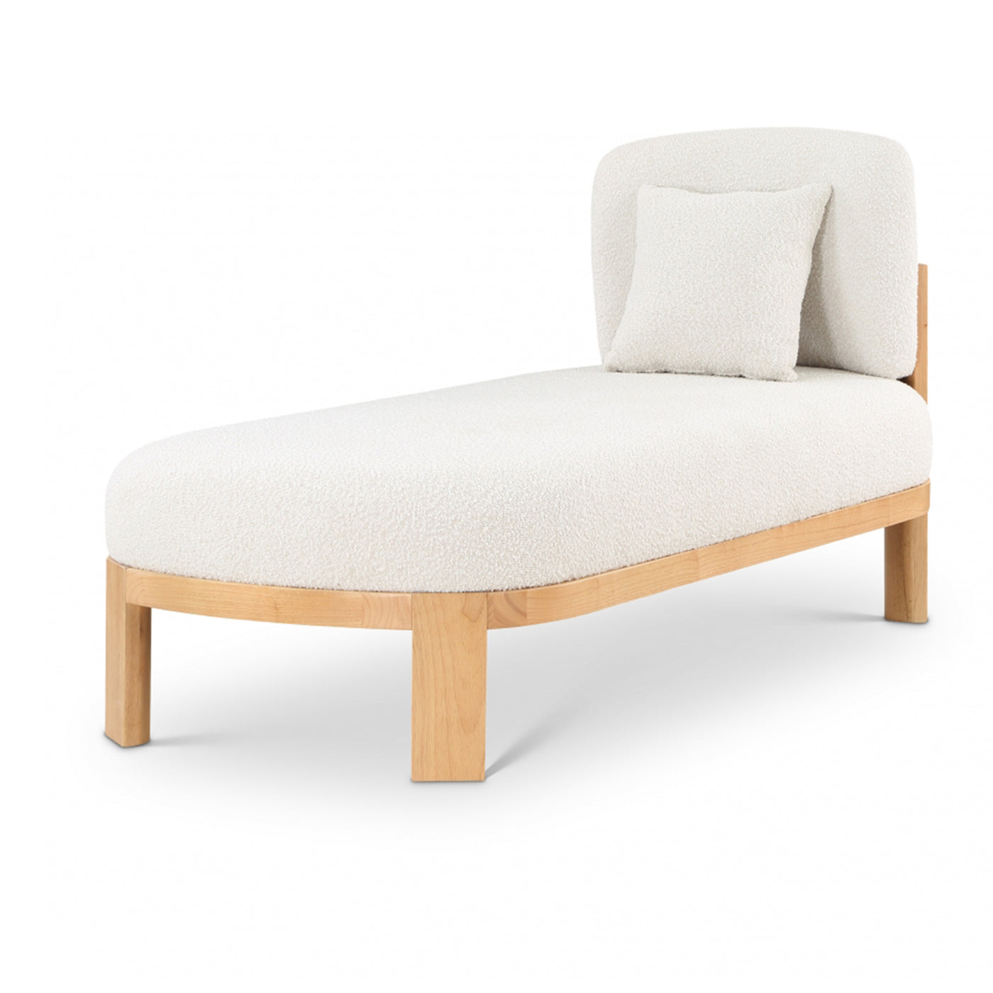 Maybourne Boucle Fabric Chaise / Bench