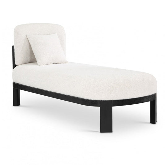 Maybourne Boucle Fabric Chaise / Bench