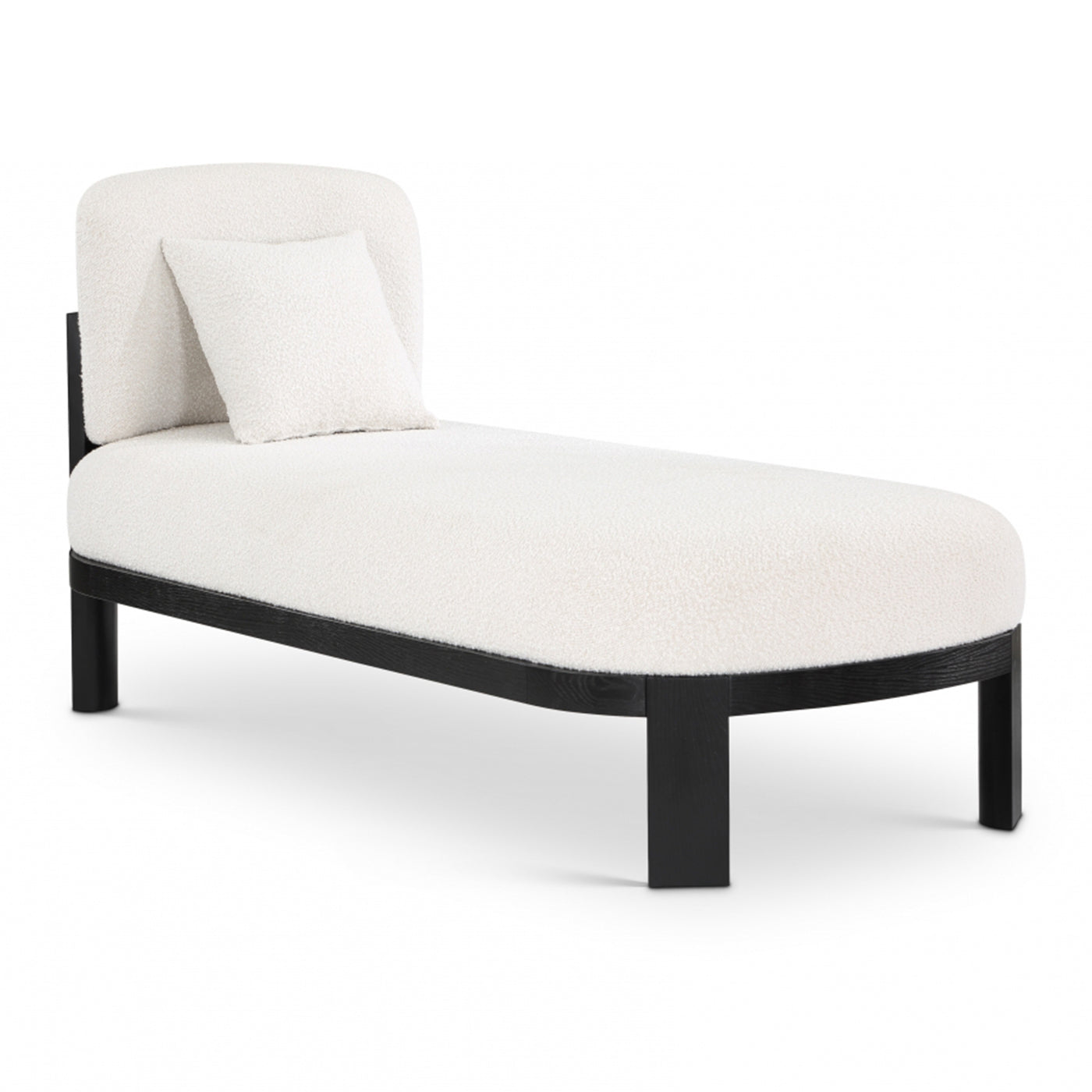 Maybourne Boucle Fabric Chaise / Bench