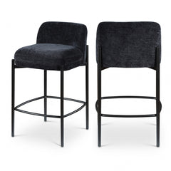 Burton Chenille Fabric Bar / Counter Stools