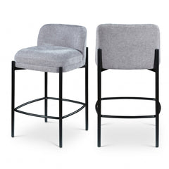 Burton Chenille Fabric Bar / Counter Stools