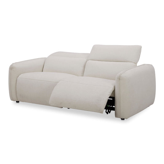 Eli - Power Recliner Sofa - Warm White