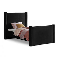 Elias Velvet Twin Bed