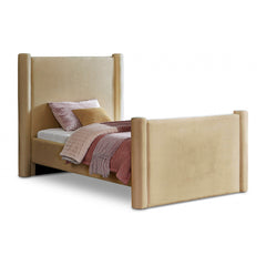 Elias Velvet Twin Bed