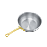 Mauviel M'COOK B 5-Ply Chef Pan With Brass Handle