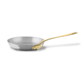 Mauviel M'COOK B 5-Ply 2-Piece Frying Pan Set With Brass Handles