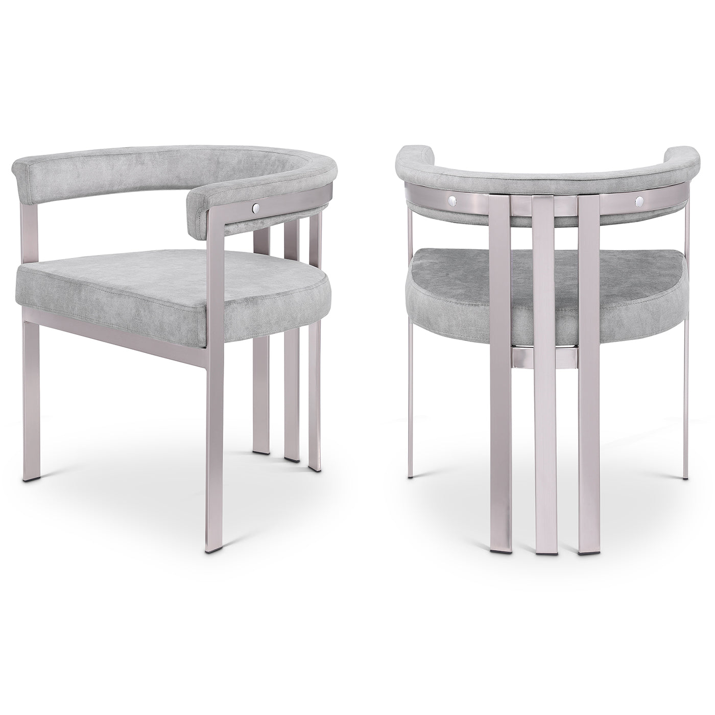 Marcello Stone Velvet Dining Chair