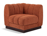 Quinn Chenille Fabric Upholstered Corner Modular Chair