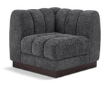 Quinn Chenille Fabric Upholstered Corner Modular Chair