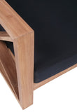 Anguilla Teak Outdoor Loveseat - Stylish & Weather-Resistant Seating for Ultimate Relaxation