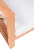 Anguilla Teak Outdoor Loveseat - Stylish & Weather-Resistant Seating for Ultimate Relaxation