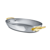 Mauviel M'COOK B 5-Ply Oval Pan With Brass Handles