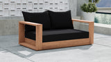 Tulum Teak Outdoor Loveseat - Stylish, Durable, and Weather-Resistant Seating for Your Patio Retreat