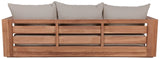 Tulum Teak Outdoor Sofa - Stylish Patio Seating with Waterproof Fabric for Ultimate Relaxation