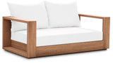 Tulum Teak Outdoor Loveseat - Stylish, Durable, and Weather-Resistant Seating for Your Patio Retreat
