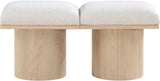 Pavilion - 2 Piece Modular Bench With Natural Base