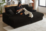 ZYLO 84" Loveseat with 2 Ottomans