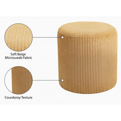 Roy Microsuede Fabric Ottoman / Stool