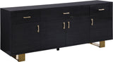 Excel Contemporary Sideboard Buffet with Spacious Drawers for Modern Dining Room Organization