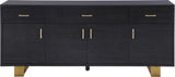 Excel Contemporary Sideboard Buffet with Spacious Drawers for Modern Dining Room Organization