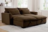 HARMONY 86" Sofa Loveseat with 2 Ottomans