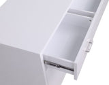 Excel Contemporary Sideboard Buffet with Spacious Drawers, Elegant Gold Accents, and Durable Design