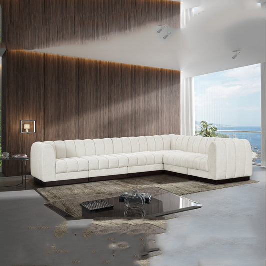 Quinn Chenille Fabric Sectional