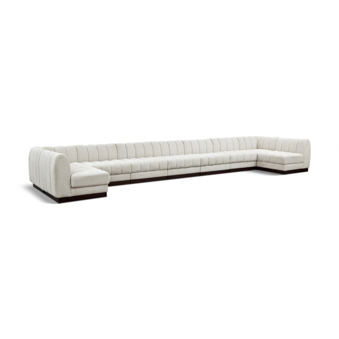 Quinn Chenille Fabric Sectional