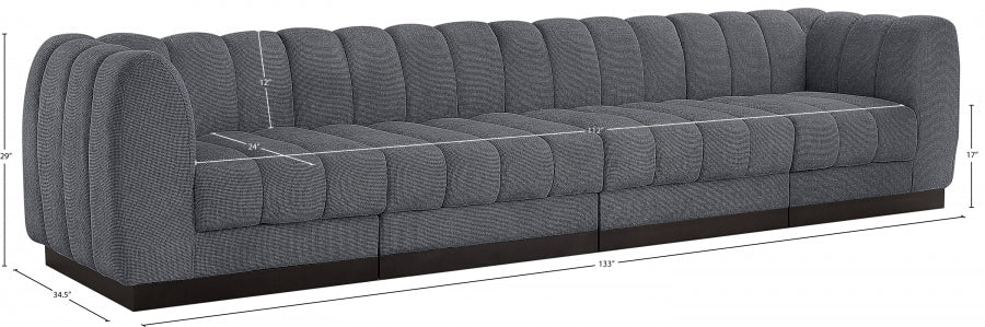 Quinn Chenille Fabric Sofa