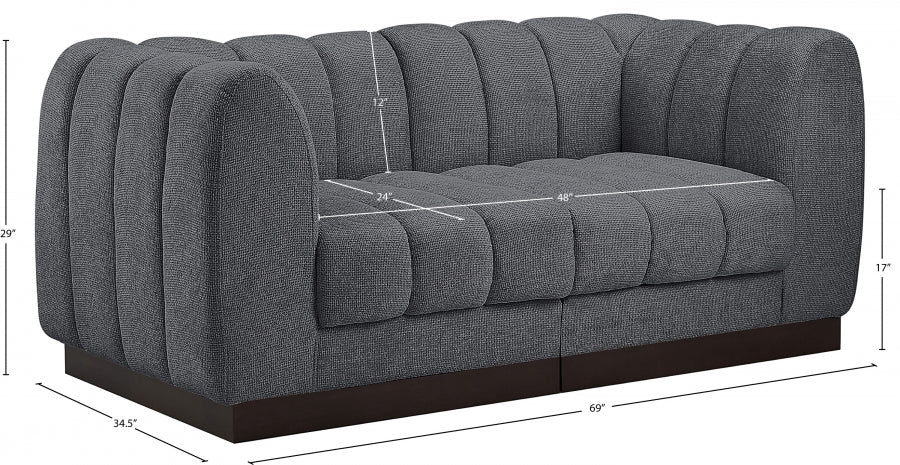 Quinn Chenille Fabric Sofa