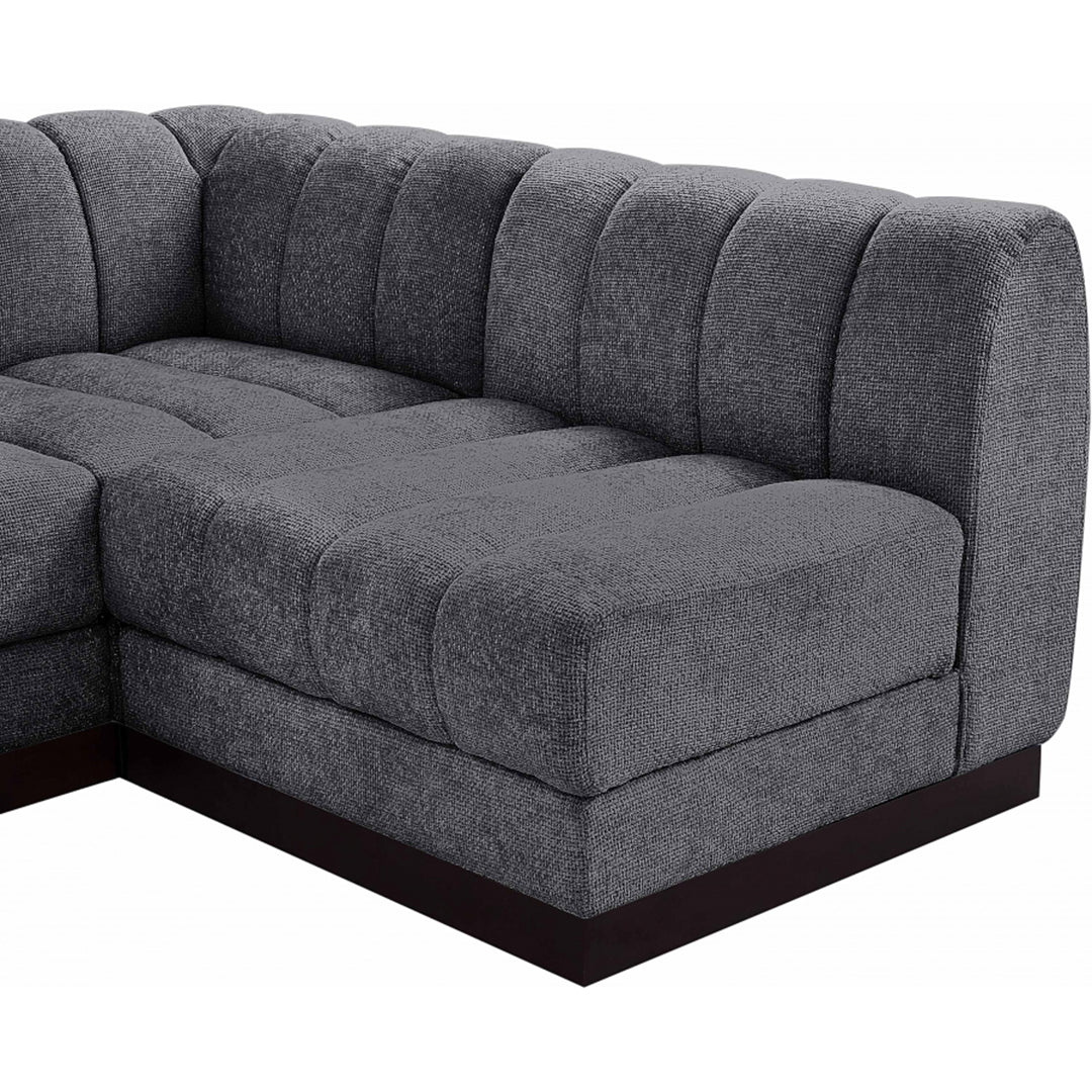 Quinn Chenille Fabric Sectional