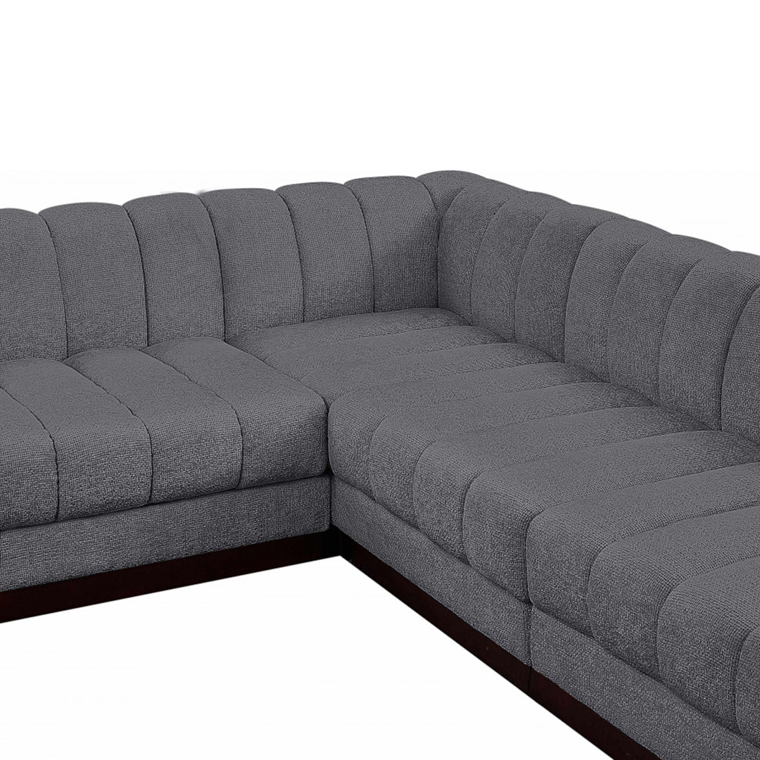 Quinn Chenille Fabric Sectional