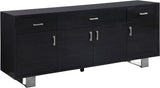 Excel Contemporary Sideboard Buffet with Spacious Drawers for Modern Dining Room Organization